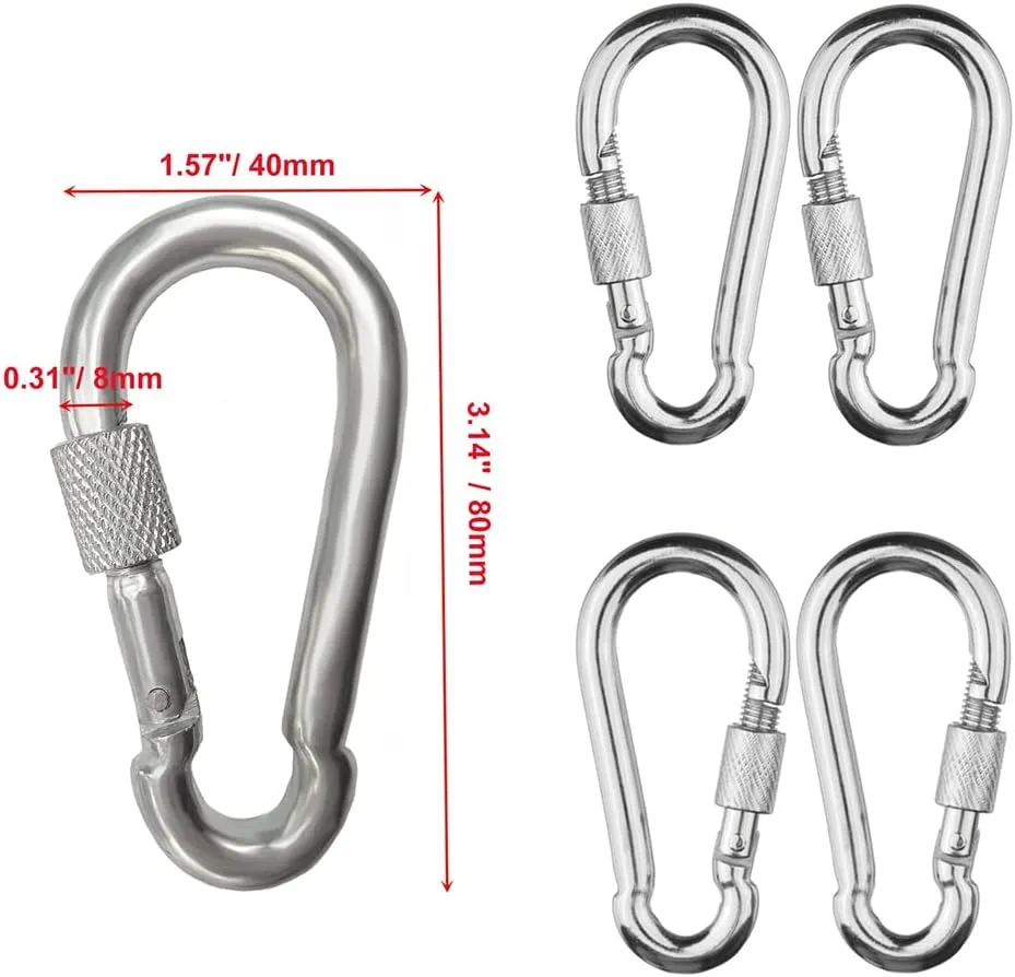 Swing Chains (2) Fully Plastic Coated with 4 Free Quick Links Anti-Rust Iron Link Chains for Playground Kids Tree Swing Seat Support 660 Lb Swing Set Accessories and Replacement (Red)