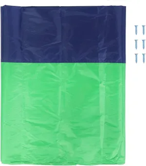 Swing Set Replacement Tarp, 210D Oxford Cloth Swing Set Canvas Cover, Waterproof and Dust Proof Canopy Cover, Multicolor, for Hiking, Camping(Green   Gray   Blue)