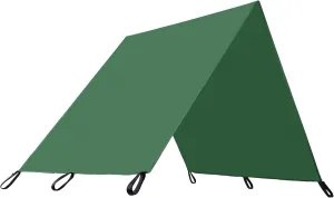 Swing Set Replacement Tarp, 52"x90" 43"x90" Playground Replacement Canopy, Outdoor Swingset Shade, Playground Roof Canopy Waterproof Cover Replacement Tarp Sunshade (Green, 52"x90")