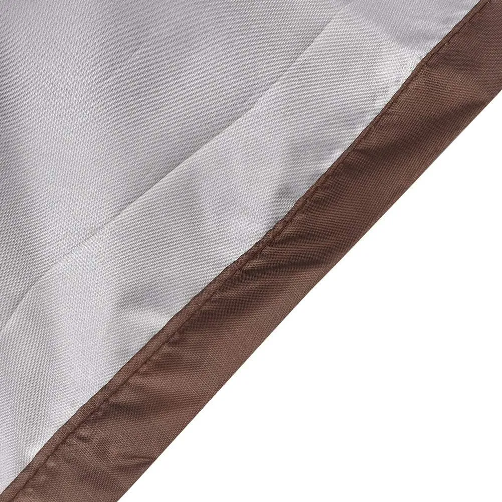 Tarp, Camping Tarp, Awning Cover, Camping Tent, Barbecue Tarp, Sunshade, Rain Protection, Protection, Size 132 X 226 Cm, for Families of 4 to 6, Highly (Brown)