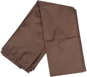 Tarp, Camping Tarp, Awning Cover, Camping Tent, Barbecue Tarp, Sunshade, Rain Protection, Protection, Size 132 X 226 Cm, for Families of 4 to 6, Highly (Brown)