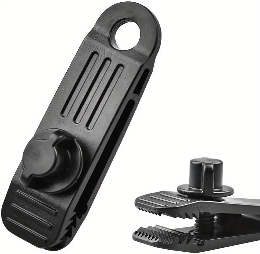 Tarp Clips Lock Grip, 20 Pack Tarp Clamps Heavy Duty, Shark Tent Fasteners Clips Holder, Pool Awning Cover Bungee Cord Clip, Car Cover Clamp (S,20)
