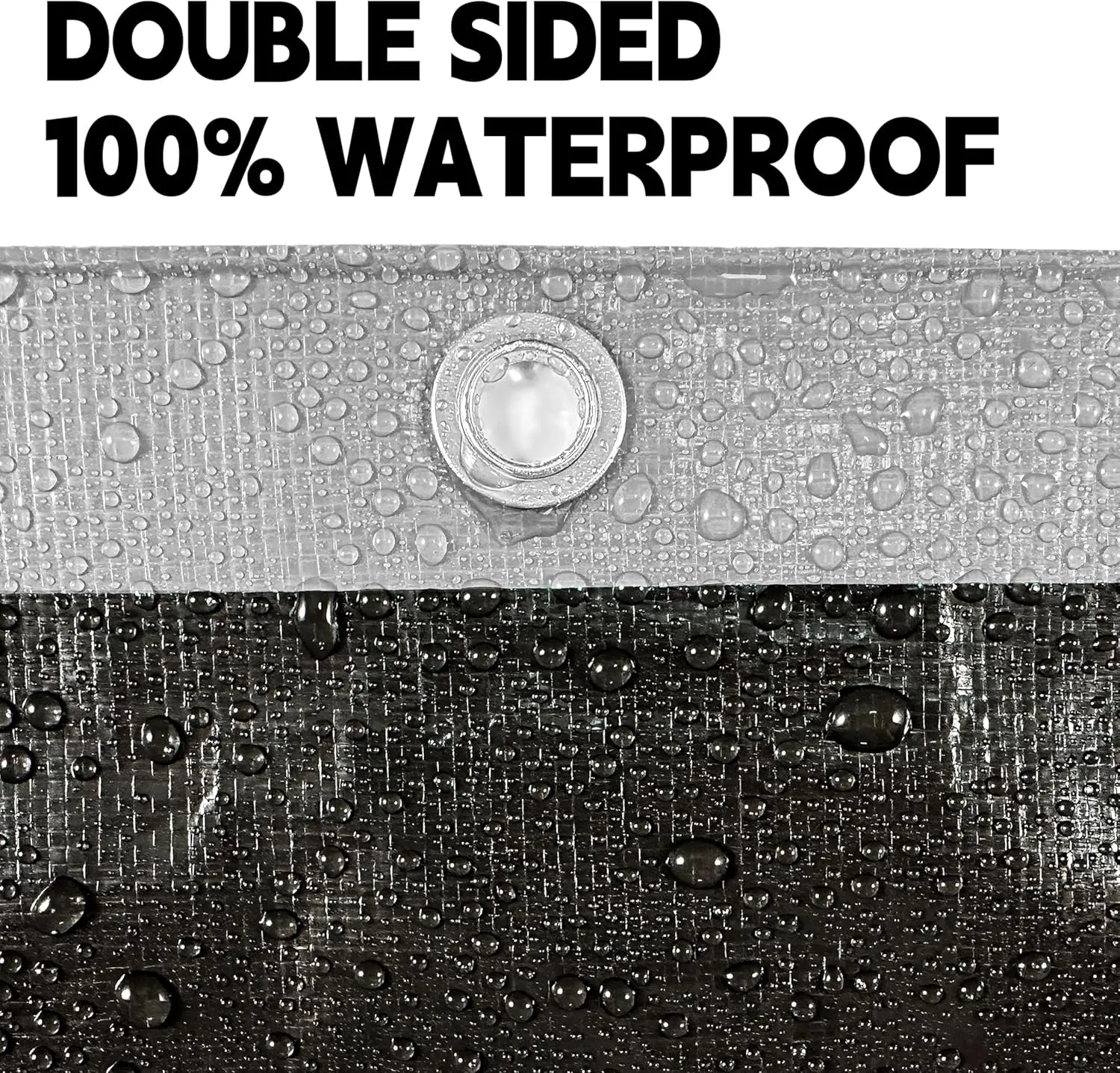 Tarp Heavy Duty 16x20ft Waterproof Tarps,10mil Uv Resistant,Multipurpose Silver/Black Tarps for Cars,Camping,Roof,Ship,Garden.by-MVPNET