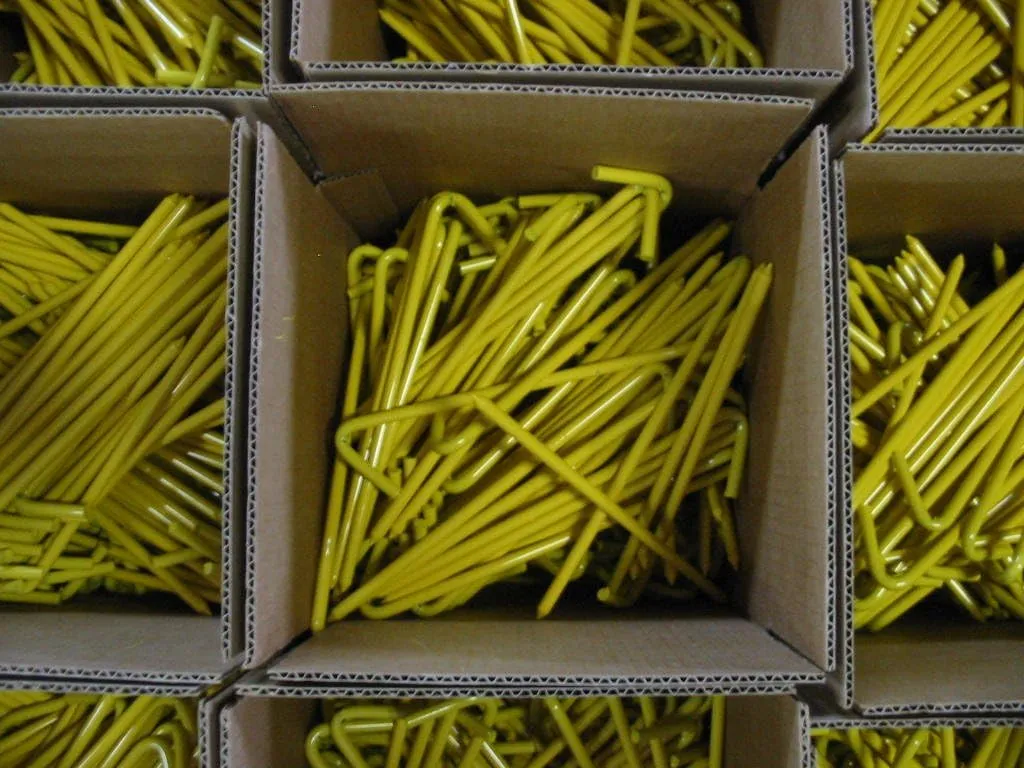 Tarp Stakes, Tarp Spikes, Tarp Anchors or Tarp Pegs.100 pcs.