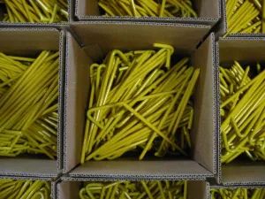 Tarp Stakes, Tarp Spikes, Tarp Anchors or Tarp Pegs.100 pcs.