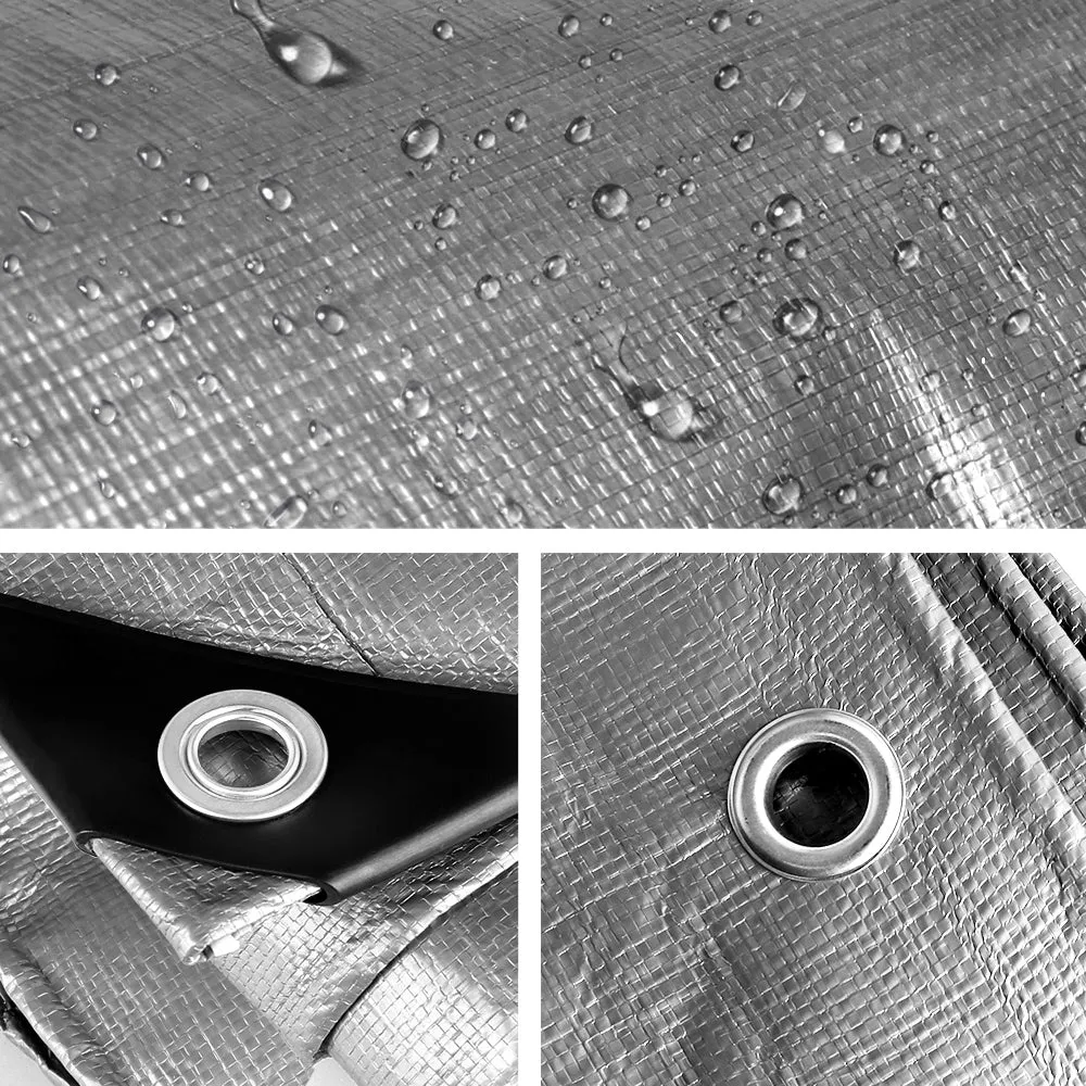 Tarp Tarpaulin 3.6X7.3M Canvas Camping Heavy Duty Sun Cover