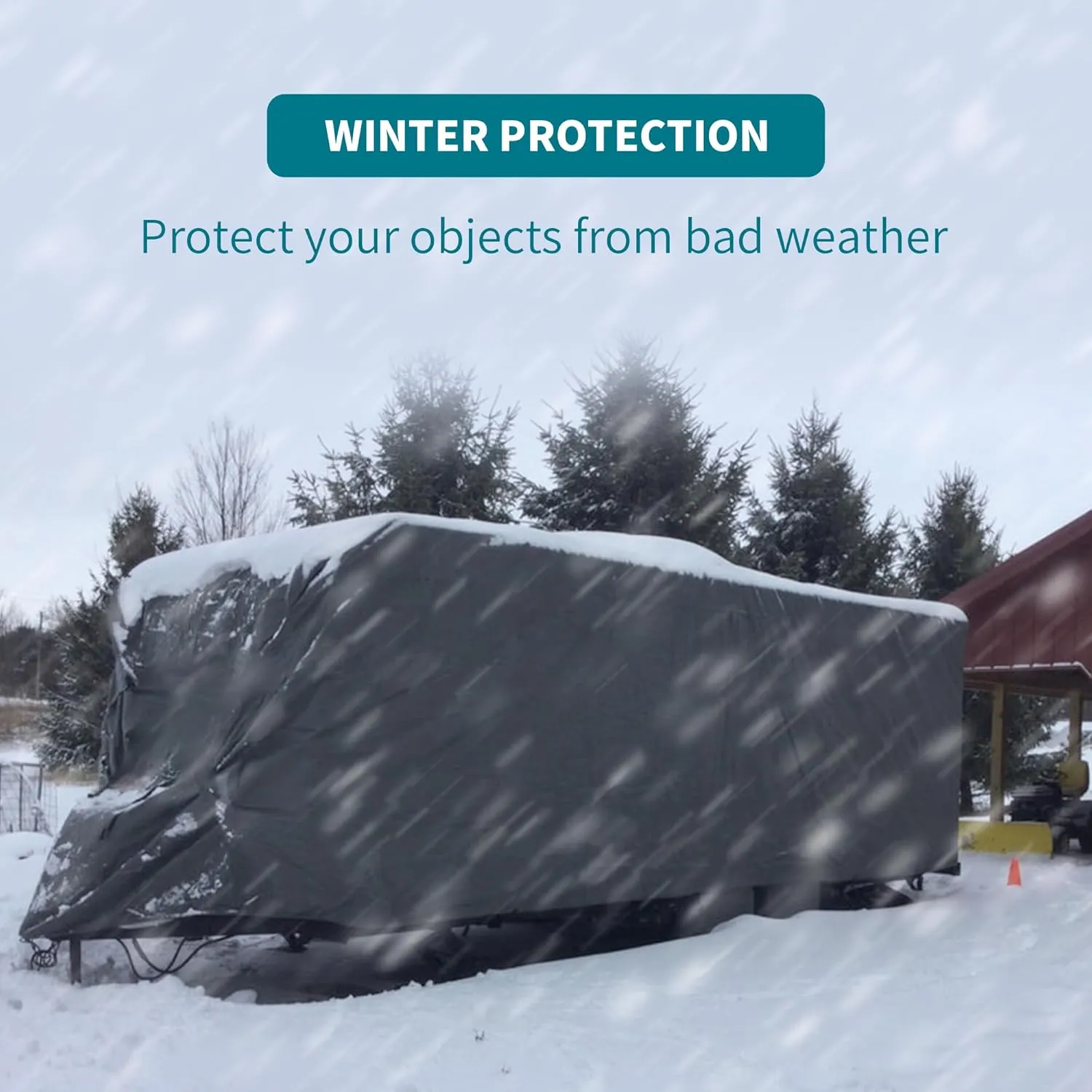 TARPAL tarp 5x7 Feet(2-Pack) Super Heavy Duty Tarps Cover 20mil Waterproof UV Protection Rip and Tear Proof Tarpaulin with Grommets(Grey/Brown)