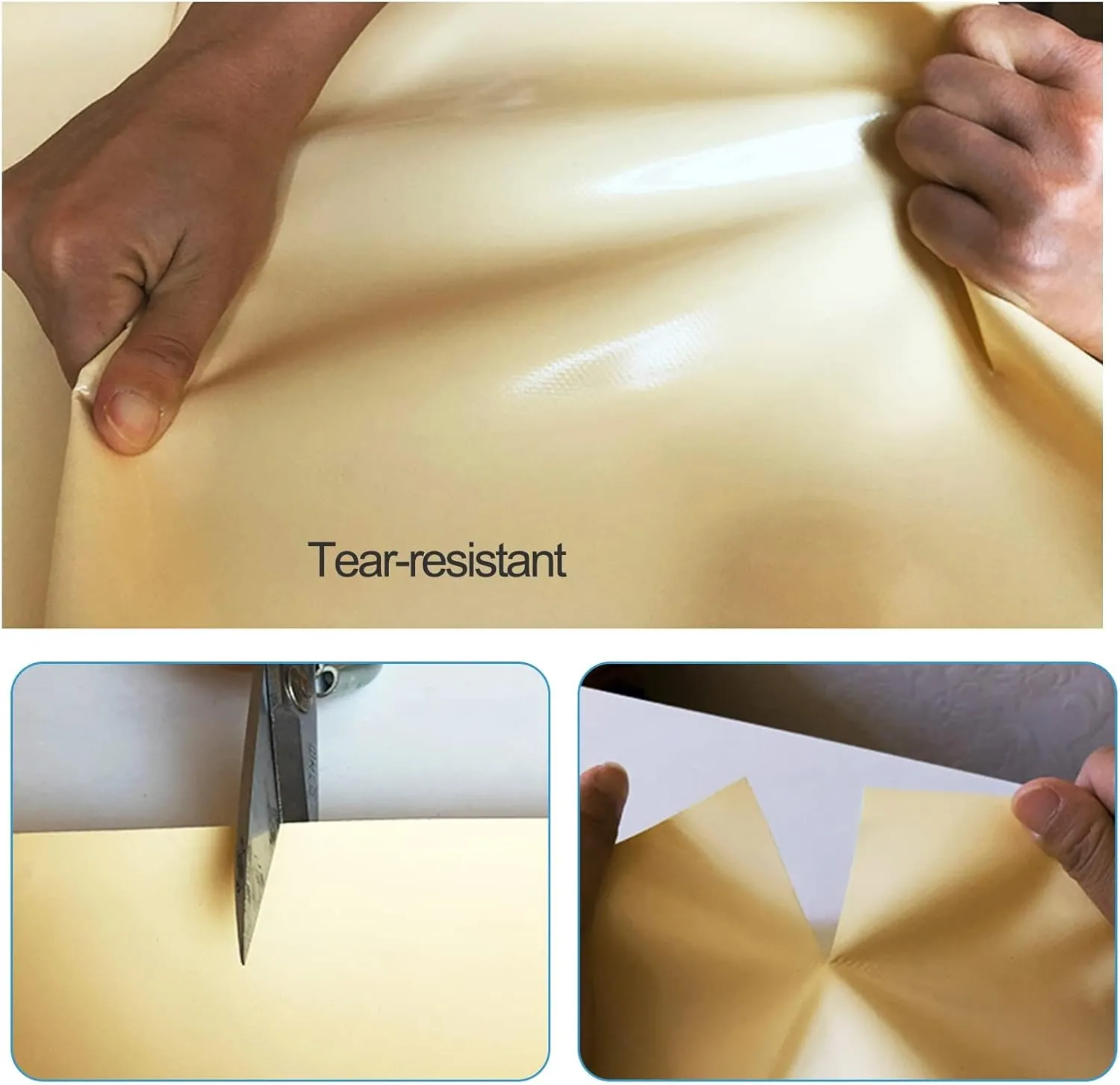 Tarpaulin 1.5x3m/2x2m/2x3m/3x6m Waterproof Heavy Duty 500g/㎡ PVC Tarp Sheet with Metal Eyelets for Garden Furniture, Hutch, Trampoline, Wood, Car, Camping or Gardening Cover(1x4m)