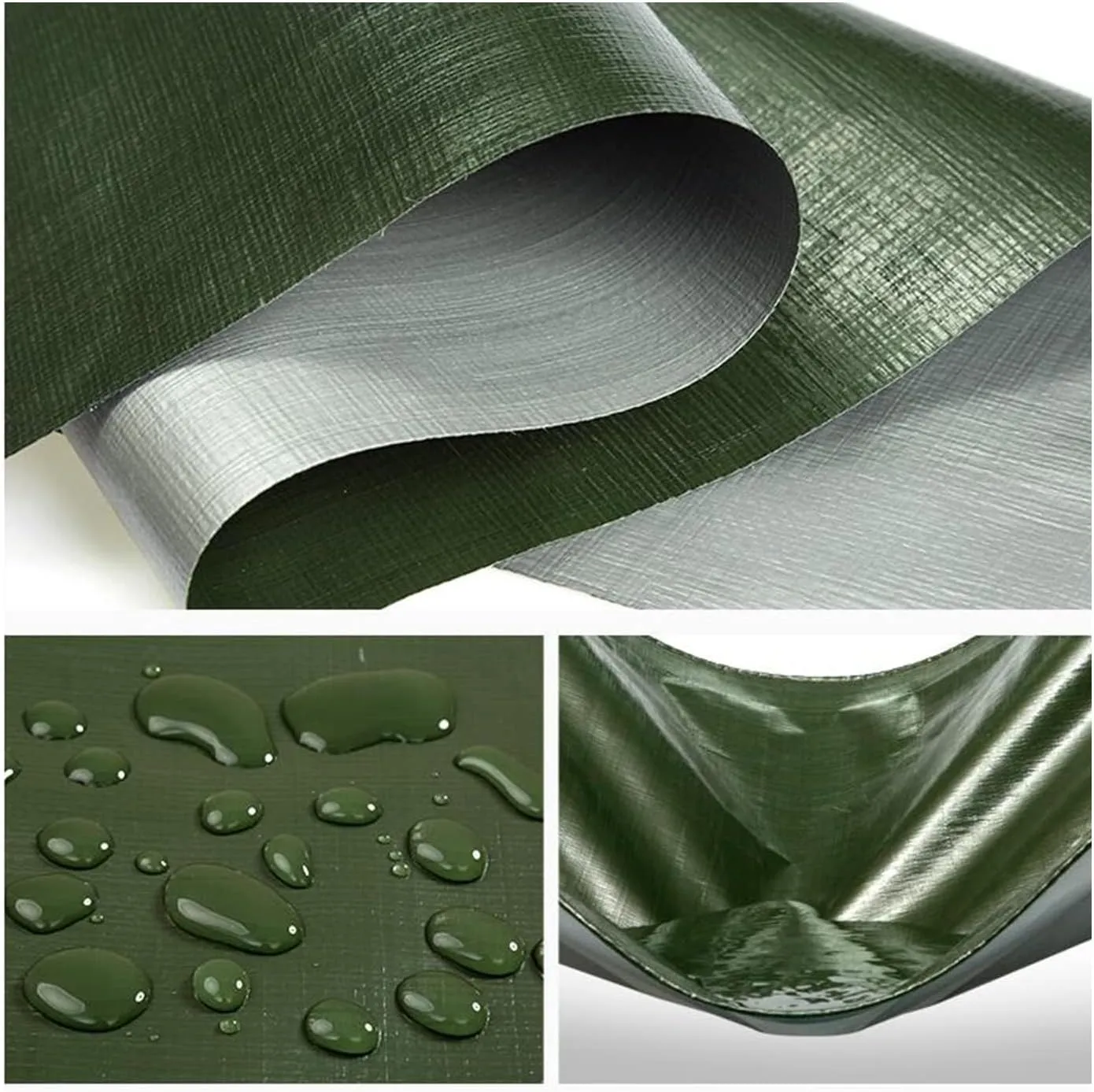 Tarps Heavy Duty Waterproof, Waterproof Tarps for Outdoors with Grommets Reinforced Edges, UV-Resistant, Tarp Waterproof Camping Tarp, 5 * 8m/16 * 26ft