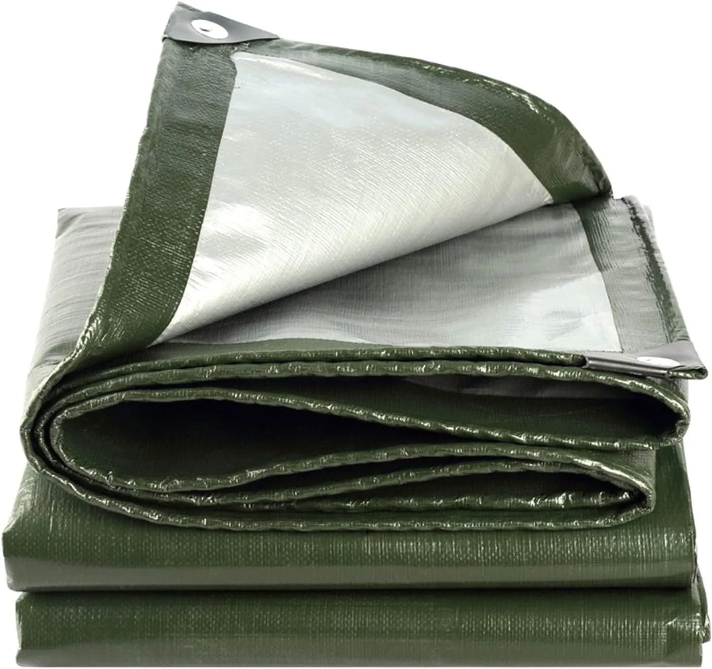 Tarps Heavy Duty Waterproof, Waterproof Tarps for Outdoors with Grommets Reinforced Edges, UV-Resistant, Tarp Waterproof Camping Tarp, 5 * 8m/16 * 26ft