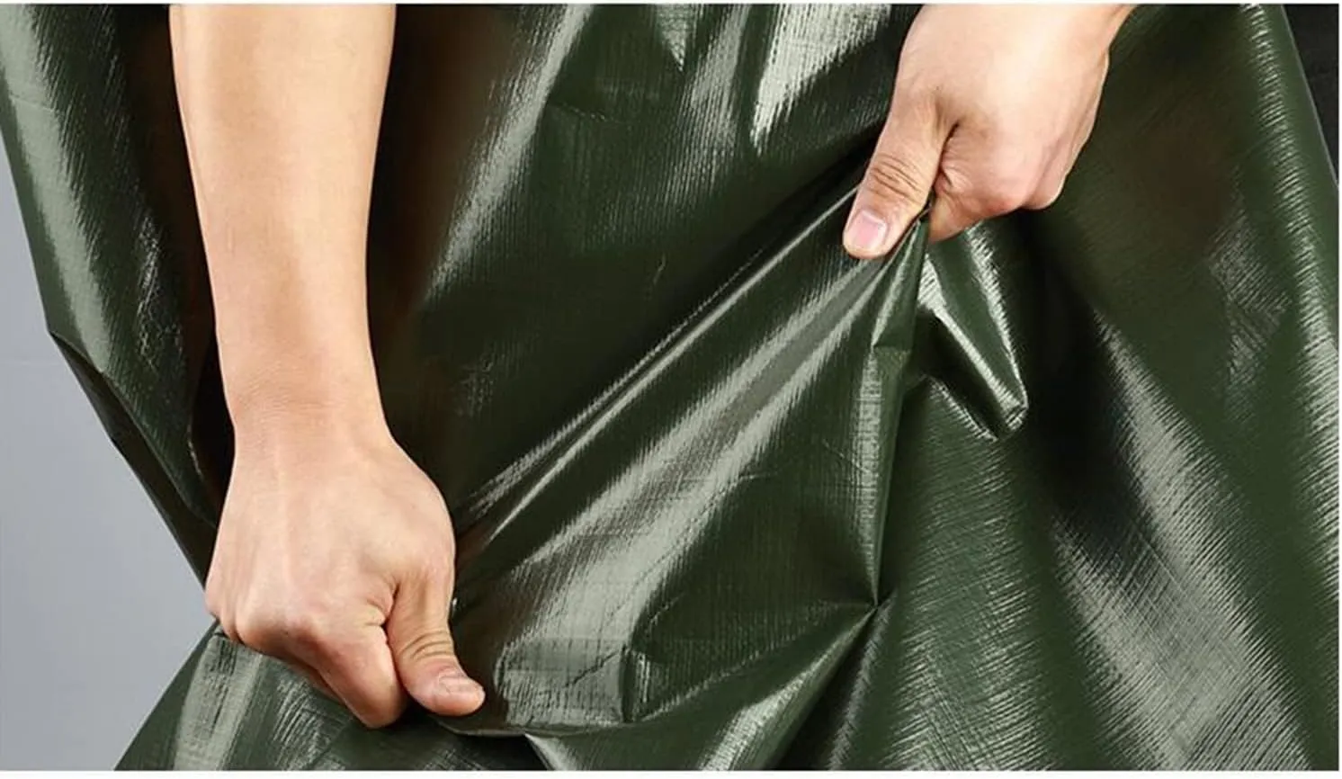 Tarps Heavy Duty Waterproof, Waterproof Tarps for Outdoors with Grommets Reinforced Edges, UV-Resistant, Tarp Waterproof Camping Tarp, 5 * 8m/16 * 26ft