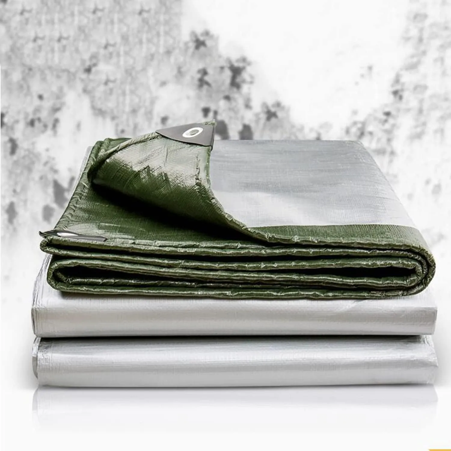 Tarps Heavy Duty Waterproof, Waterproof Tarps for Outdoors with Grommets Reinforced Edges, UV-Resistant, Tarp Waterproof Camping Tarp, 5 * 8m/16 * 26ft
