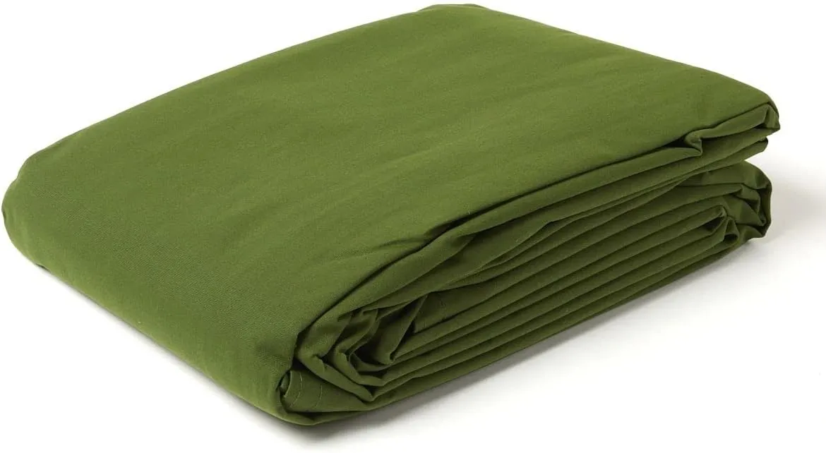 Tarps Now 20x20 ft Waterproof Canvas Tarp| 20 MIL Heavy Duty, Water Resistant, Tear Resistant, Reinforced Edges, Brass Grommets| Ideal for Construction, Trucking, Manufacturing, Camping – Olive Color