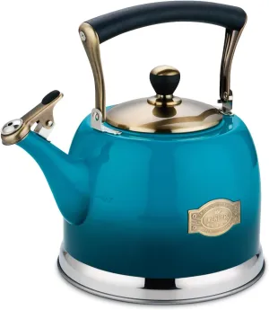 Tea Kettle Stainless Steel Teapot, Stainless Steel Teakettle for Stove Top with Heat Proof Ergonomic Handle 3.0 Quart