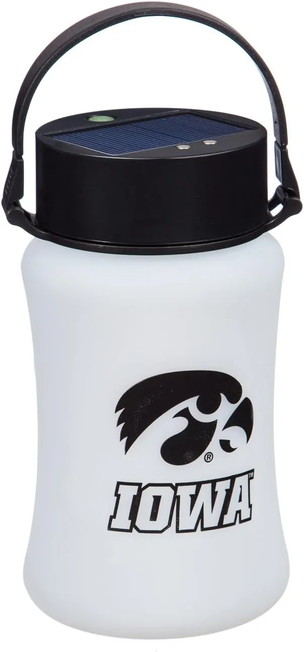 Team Sports America Iowa Hawkeyes Firefly Silicone Solar Team Lantern