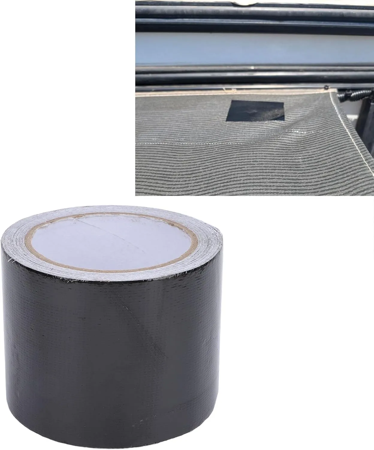 Tent Repair Tape, Waterproof Repair Tape for Fabric, Awning, RV Roof, Underbelly, Tarp, Tent, Sail and Boat Cover Outdoor Repair Patch, Heavy Duty 3 inches x 33FT Outdoor Awning R