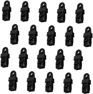 Tent Tarp Ground Tarp Clips Heavy Duty Clamps for Canvas Awning Camping