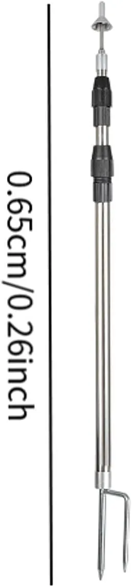 Tent Tarp Poles Replacement Poles Heavy Duty Portable Stainless Steel Tent Pole Canopy Poles for Sports Backpacking Awning