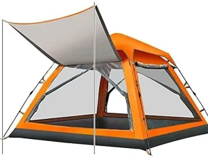 Tent,3-4 People Automatic Camping Tent Waterproof Sun Shelter Tarp Outdoor Shade Canopy for Beach Party Picnic Family Vacation Mountaineering Camping