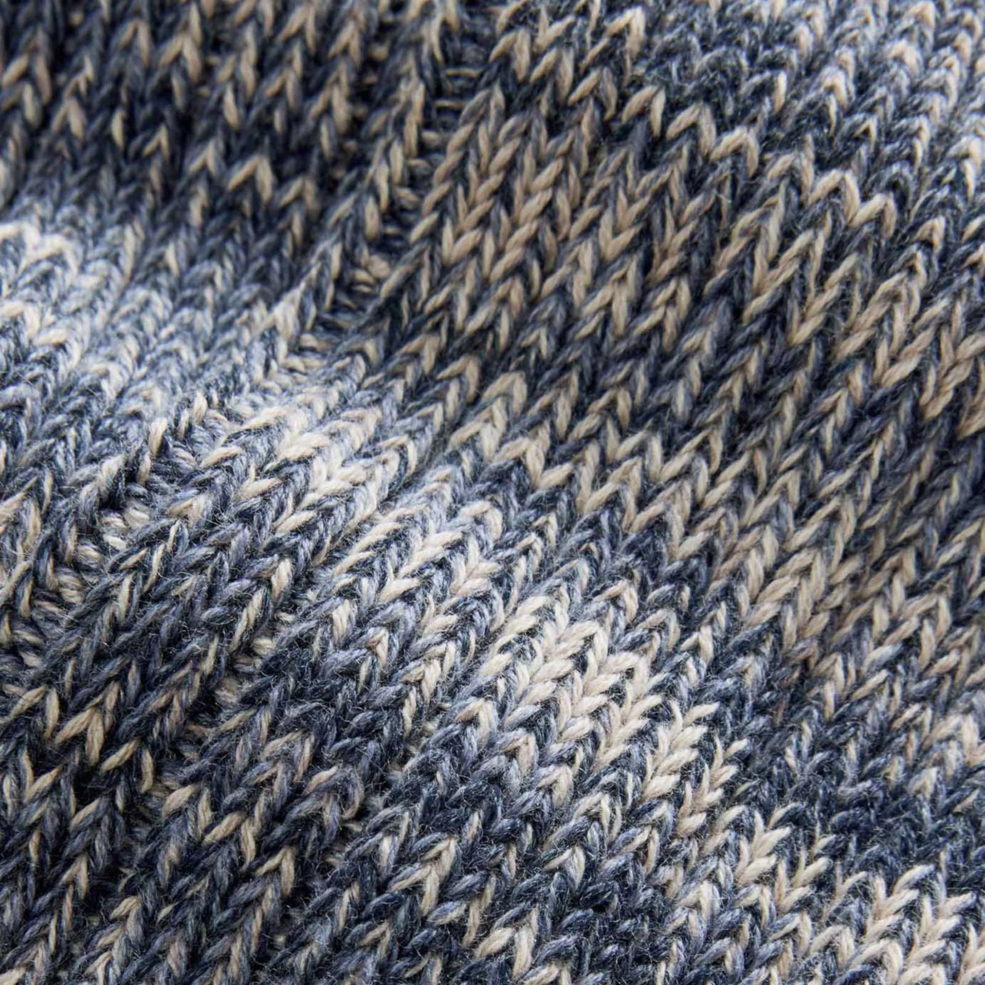 The Camp Sock in Marled Blue