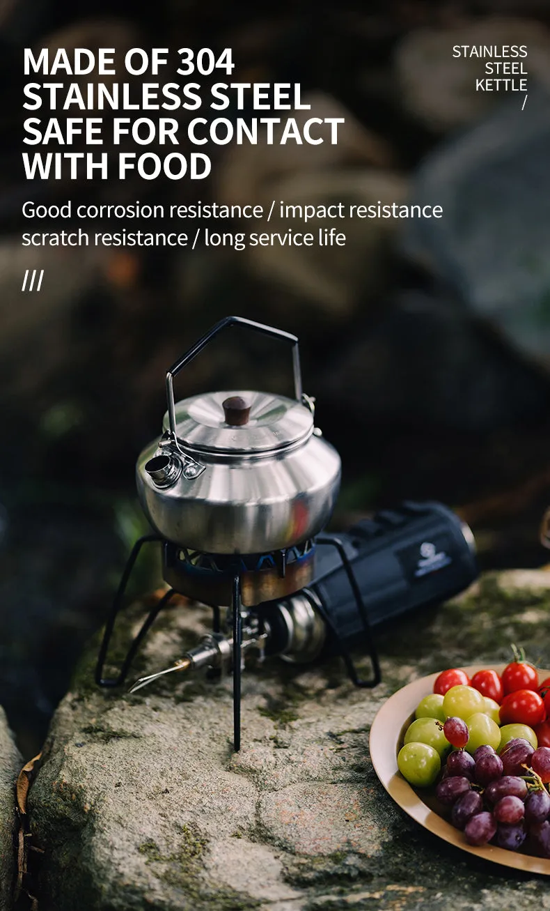 Thous Winds 0.6 Mini Stainless Steel Kettle - Vintage Silver