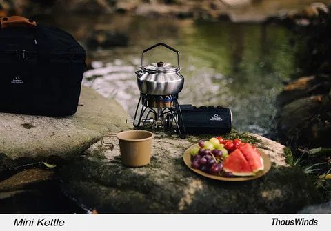 Thous Winds 0.6 Mini Stainless Steel Kettle - Vintage Silver
