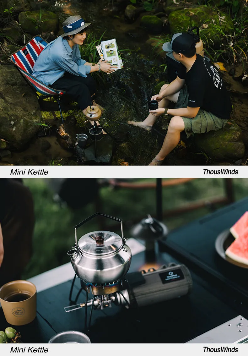 Thous Winds 0.6 Mini Stainless Steel Kettle - Vintage Silver