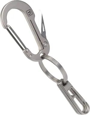 Titanium Alloy Carabiner with Knife (FGKF1-1C1R3Z)
