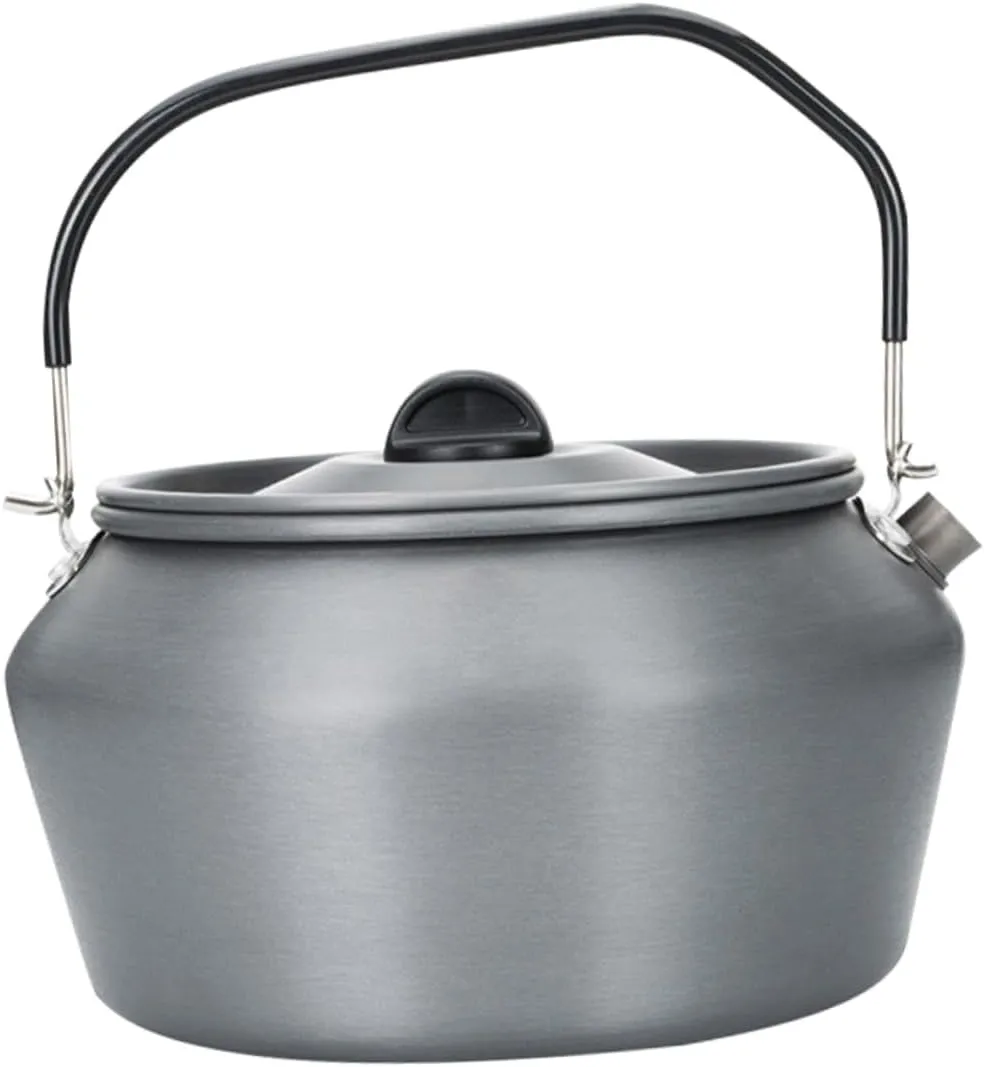 Totority 1pc Portable Camping Kettle Lightweight Water Container for Outdoor Activities Quick Heating for Tea for Hiking Backpacking Fishing and Picnics