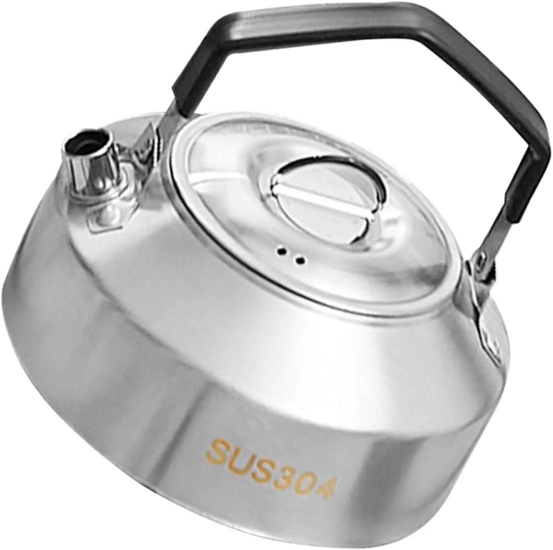 Totority Stainless Steel Stovetop Kettle Camping Tea Pot Compact and Lightweight for Outdoor Activities