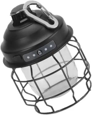 Toyvian Camping Lamps Rechargeable Lantern Light Power Camping Lamp Sturdy Outdoor Camp Light Buckle Design