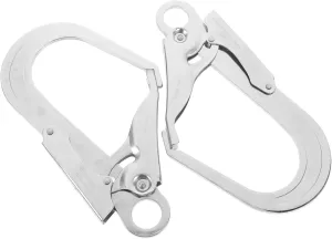 Toyvian Outdoor Carabiner Hook Self-Locking Climbing Metal for Mountaineering Safety