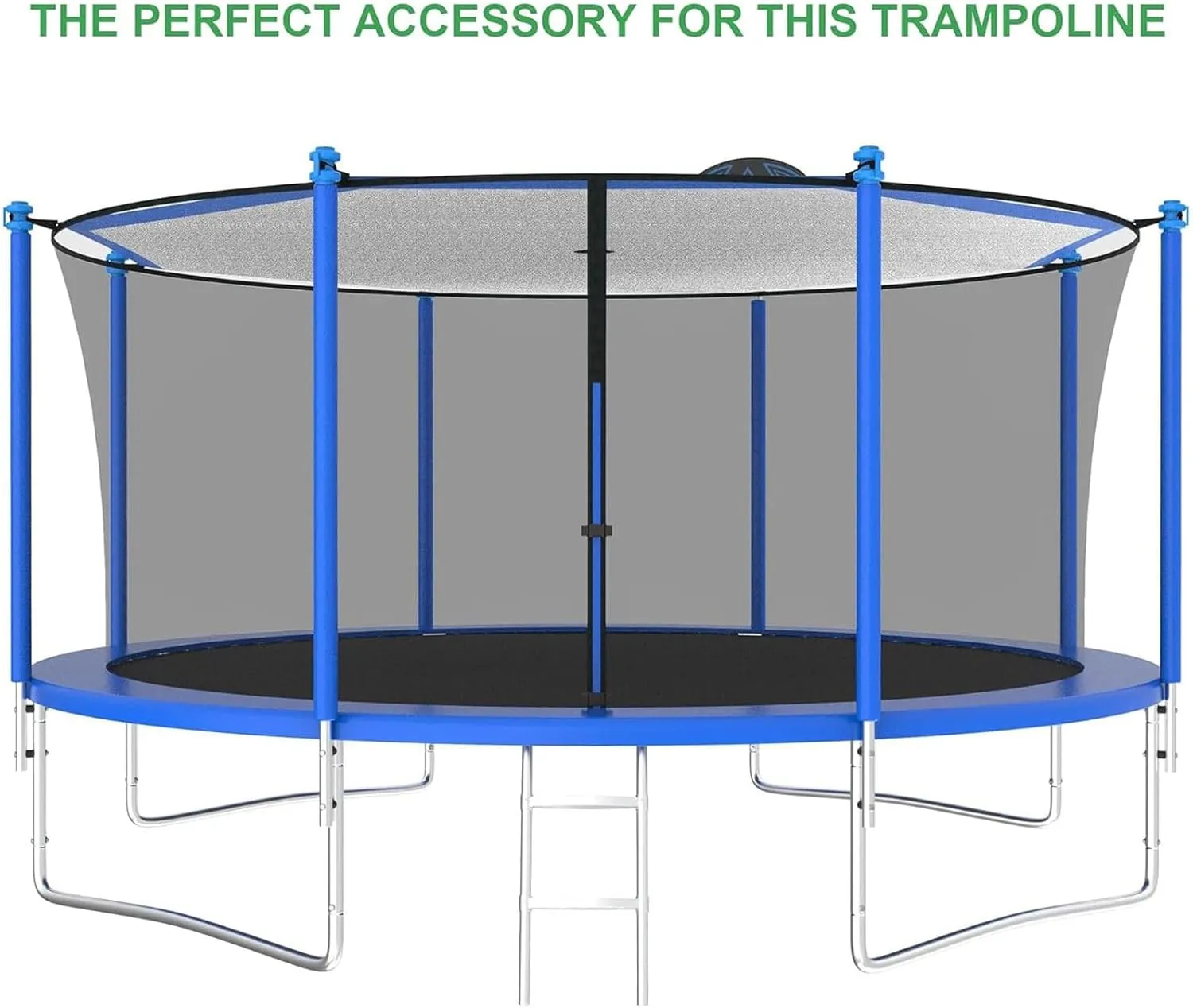 Trampoline Shade Cover, Canopy Trampoline Tent Cover, Sun-Protection Trampolines Canopy, Easy to Install, Dustproof Trampoline Tarp Accessories, for 6ft,8ft,10ft,12ft,14ft,16ft,16ft