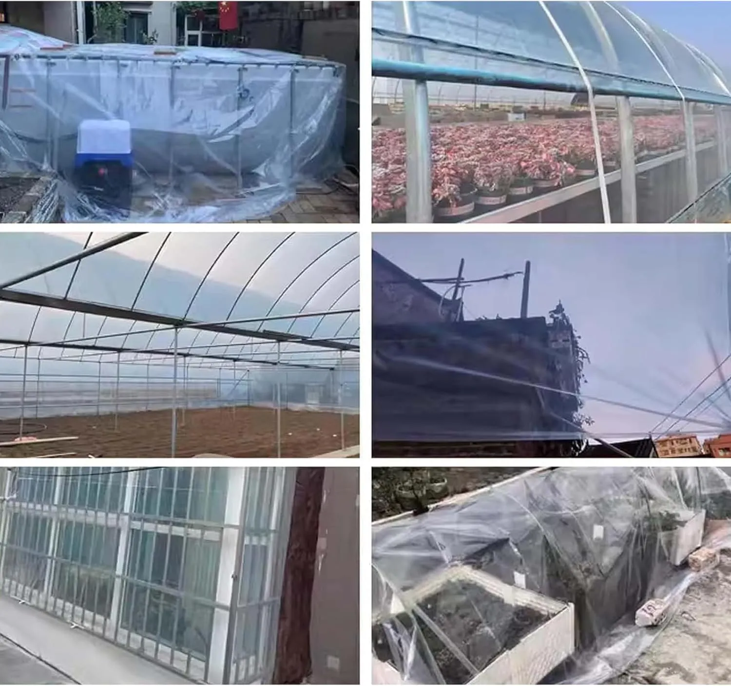 Transparent Waterproof Tarpaulin 3x5ft, Clear Plastic Tarp with Grommets, Heavy Duty Tarps Cover Dustproof Rainproof Tarpaulins for Gardening Camping Traveling