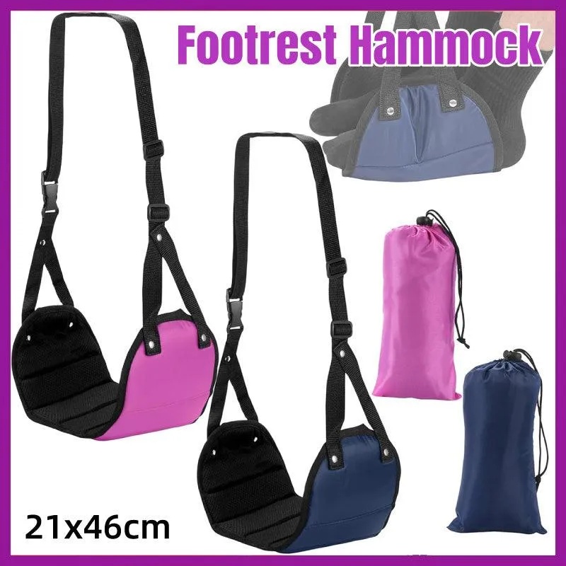 Travel Rest Hammock Office Foot Hammock Portable Rest for Relaxation Support