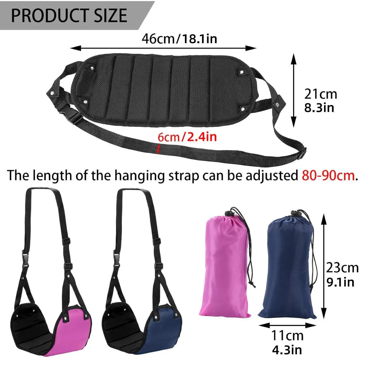 Travel Rest Hammock Office Foot Hammock Portable Rest for Relaxation Support