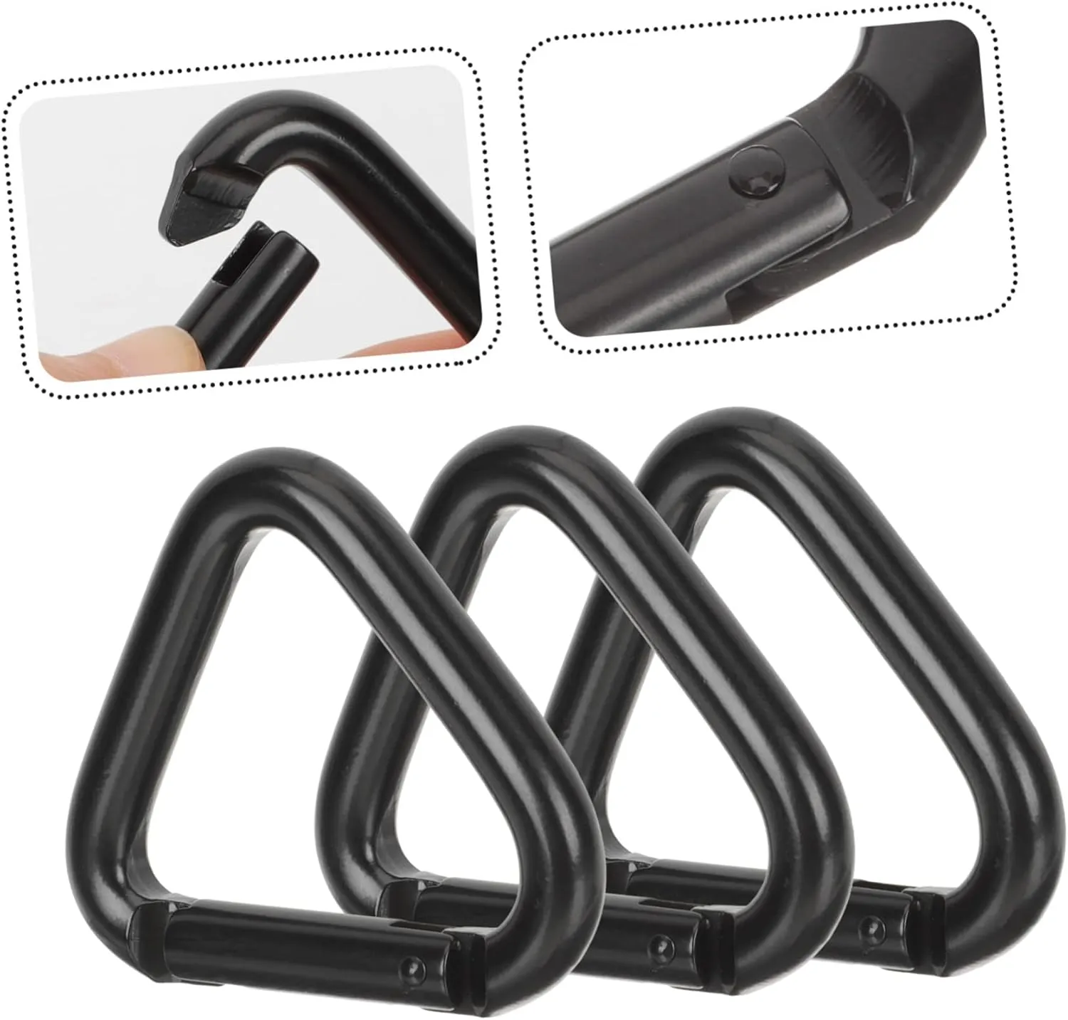 Triangle Carabiner Small Carabiner Clips Climbing Mountain Large Carabiner Clip Outdoor Hanging Hooks