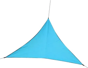 Triangle Rain Fly Tent Tarp Waterproof Sunshade 4x4x4M/6x6x6M, Outdoor Camping Tarpaulin for Hiking & Travel(White,6 * 6 * 6M)