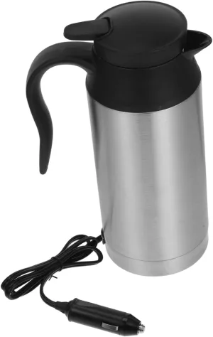 Truck Electric Kettle Large Capacity Stainless Steel Water Boiler for Road Trips Tea Kettle for Hot Drinks the Boiling