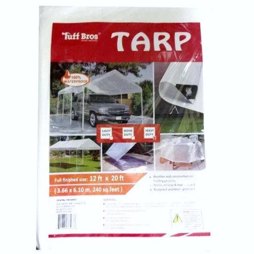 Tuff Bros, Tarp White Heavy Duty