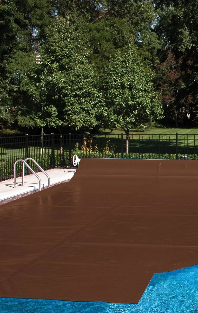 Ultra Heavy Duty Tarp Waterproof Large Cover | Brown, 10' x 12' 16 Mil Thick | Rip Proof Tarps | Thick Weave Material, UV Resistant Great for Tarpaulin Canopy Tent, Boat, RV or Pool Cover