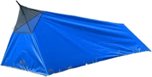 Ultralight Camping Tent Waterprof Easy Set Up Windproof Bushcraft Shelter 1 Person for Travel Festival Beach Outdoor Activities Change Clothes Tent (Color : Blue, Size : 1)