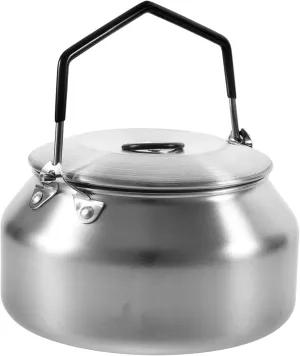 Unomor Camping Supply: Portable Stainless Steel Kettle 1l Capacity Multi-function Outdoor Tea Pot Sturdy and Sturdy for Travel