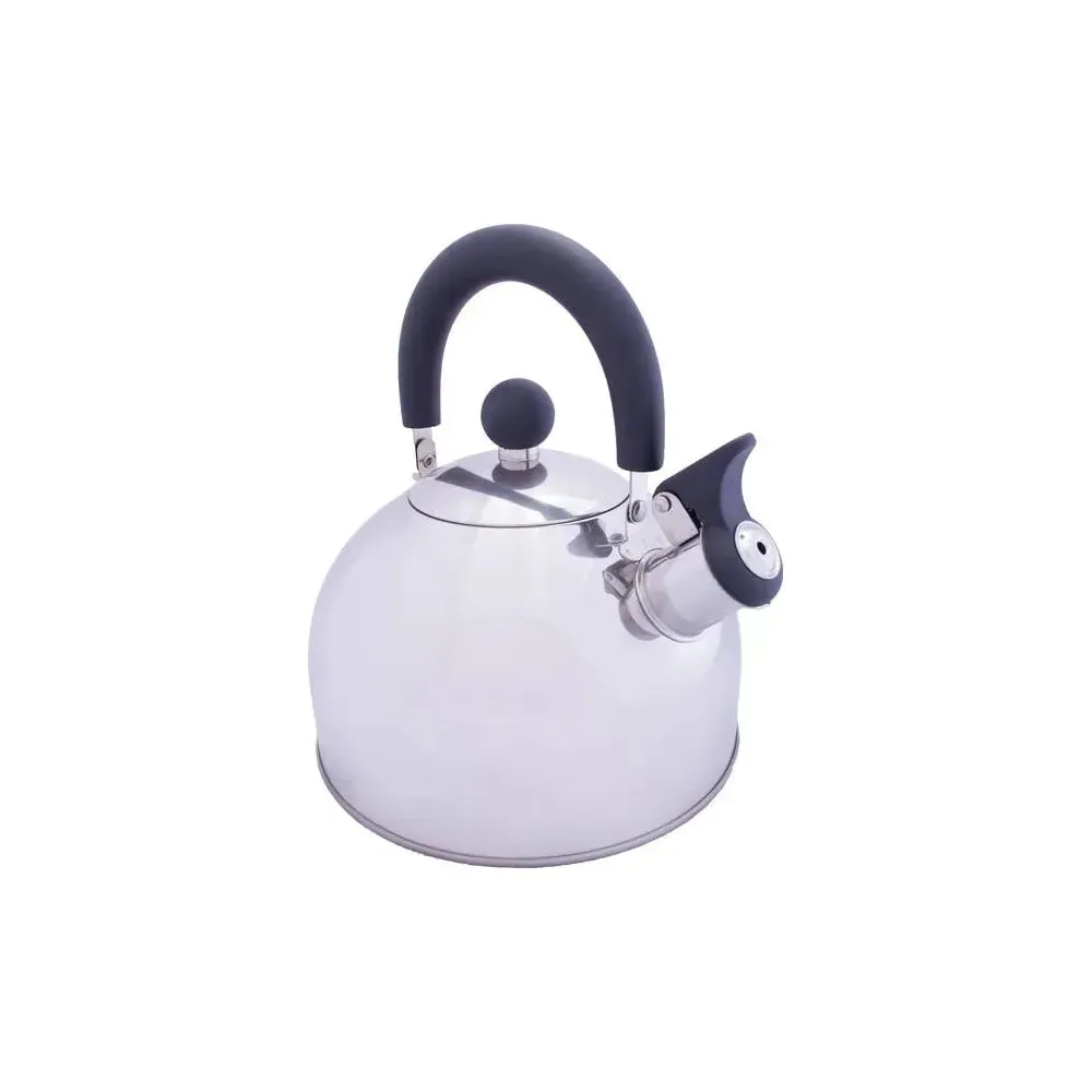 Vango 2L Stainless Steel kettle with folding handle 2.0L Silver