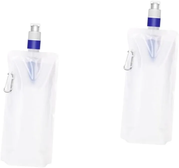 VANZACK 2pcs Collapsible Water Storage Bag Portable Water Tank for Camping Hiking Water Bag Reusable Water Container