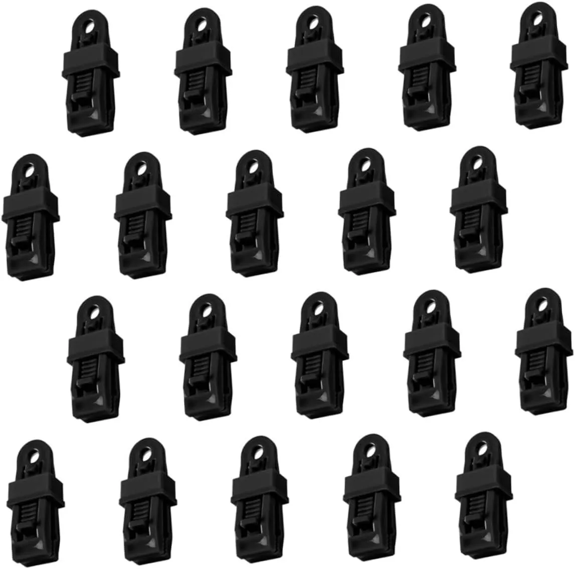 VANZACK Camping Tarp Clips 20pcs Tarp Grabbers for Tent Tarp Car Awning Outdoor Use