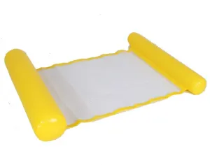 VARWANEO Sandwich Hammock Foldable Inflatable Backrest Floating Row Water Amusement Lounge Chair Floating Bed