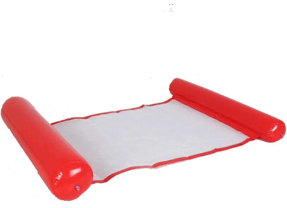 VARWANEO Sandwich Hammock Foldable Inflatable Backrest Floating Row Water Amusement Lounge Chair Floating Bed