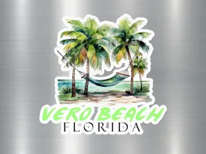 Vero Beach Florida Hammock Sticker