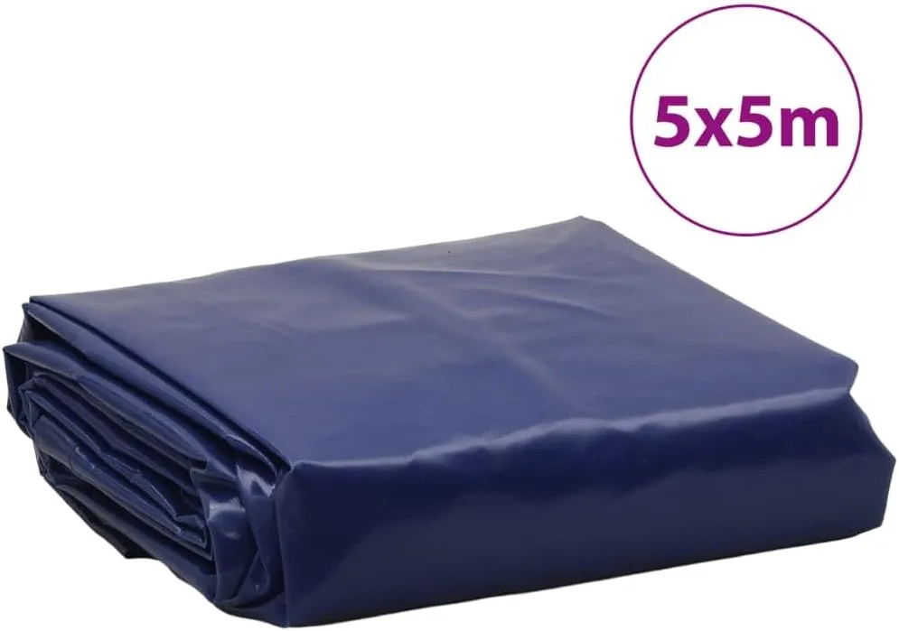 vidaXL Tarpaulin Blue 16.4x16.4' 7.11 oz/ft²